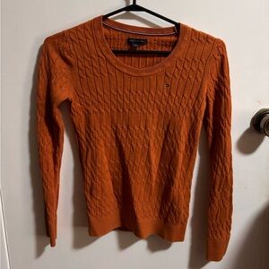 TOMMY HILFIGER Orange Long Sleeve Sweater